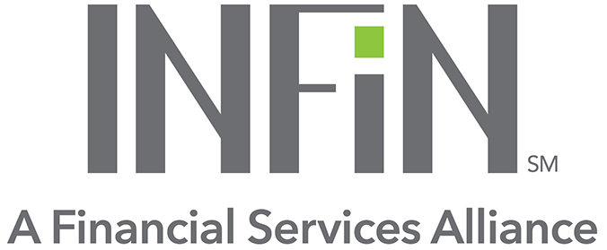 Letters that spell “INFiN” above copy that says “A Financial Services Alliance”